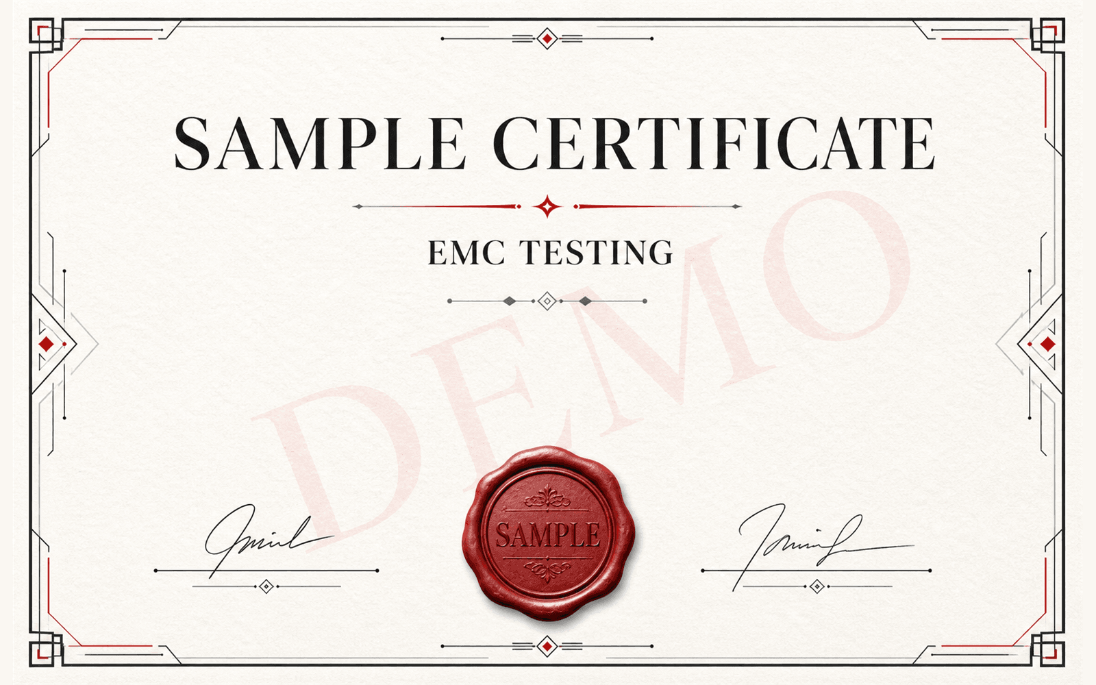 certificate-sample-05-emc-testing