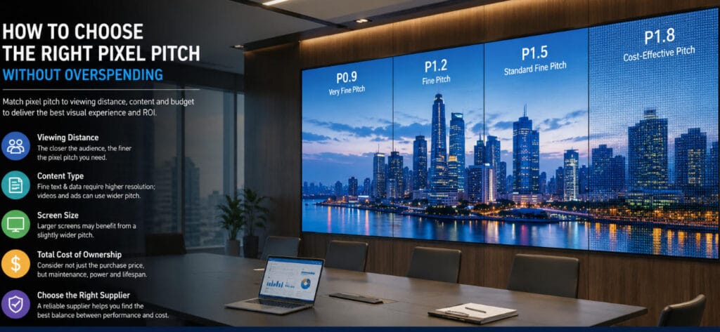 LED display supplier comparison