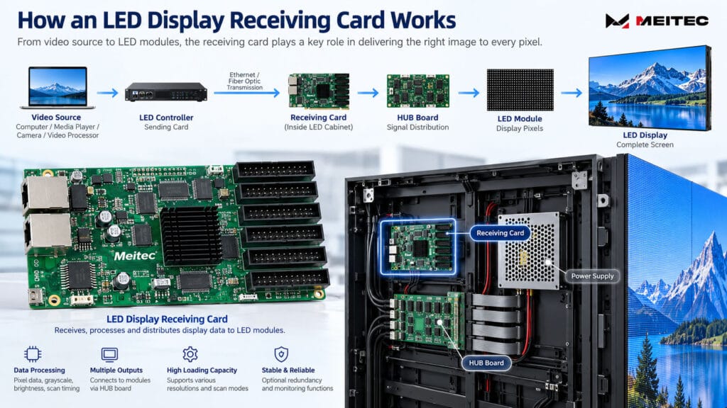LED display receiving card