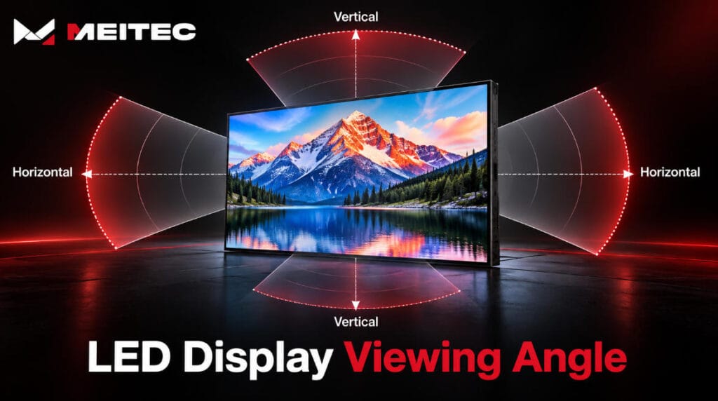 LED display viewing angle